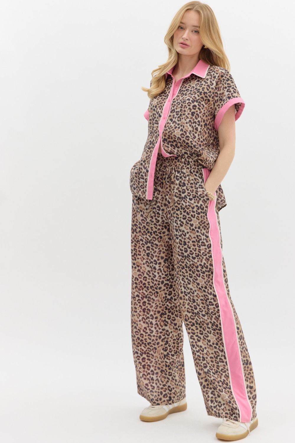 Leopard Print Wide Leg