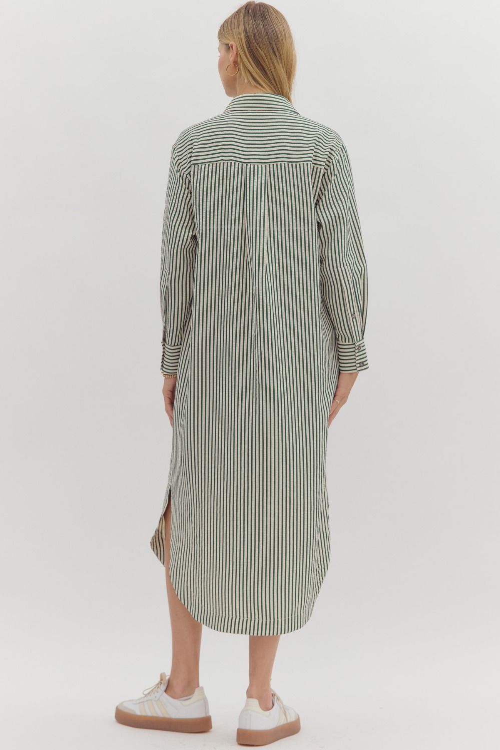 Textured Stripe Dress