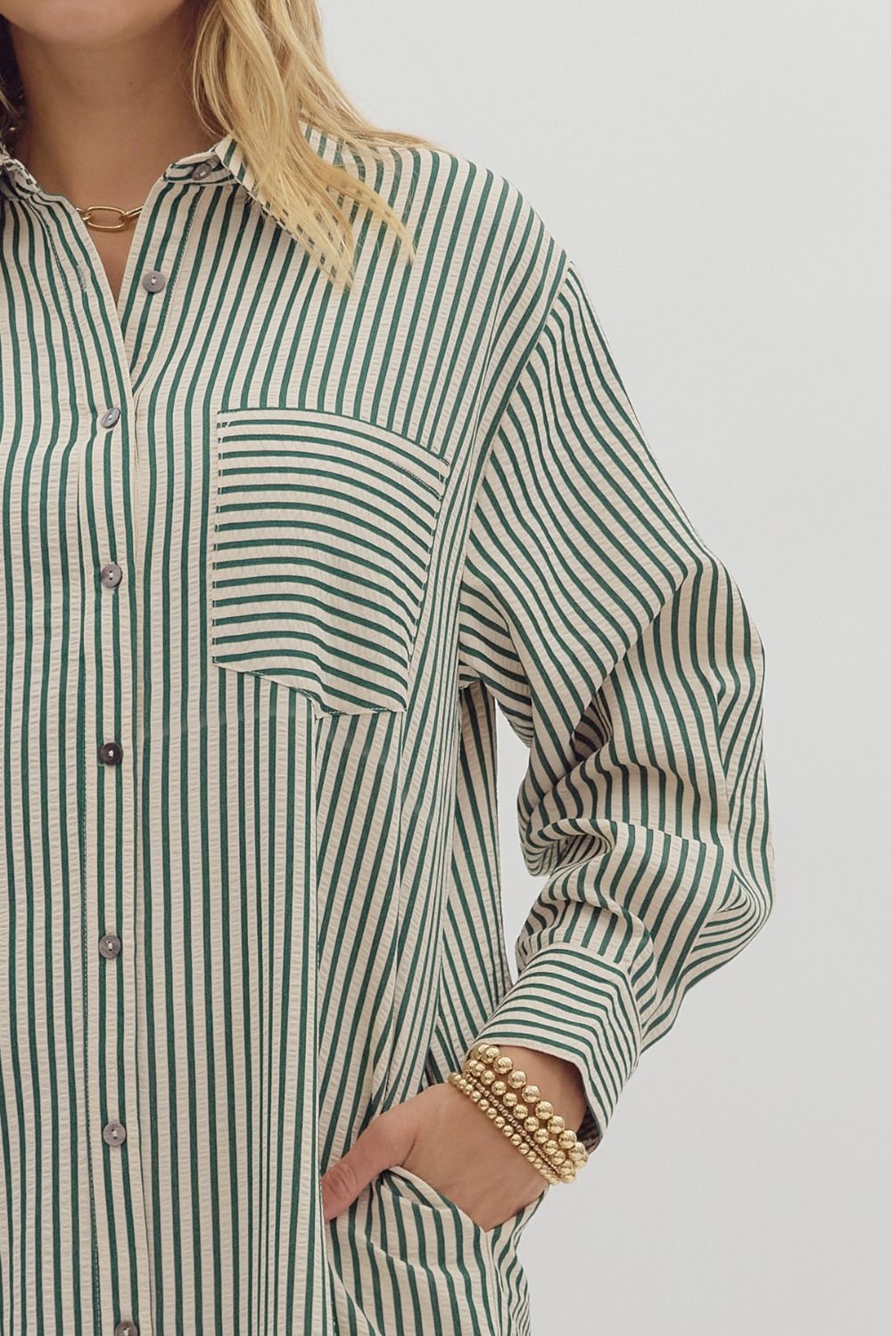 Textured Stripe Dress