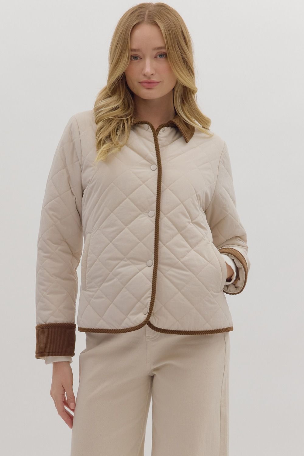 Quilted Corduroy Jacket