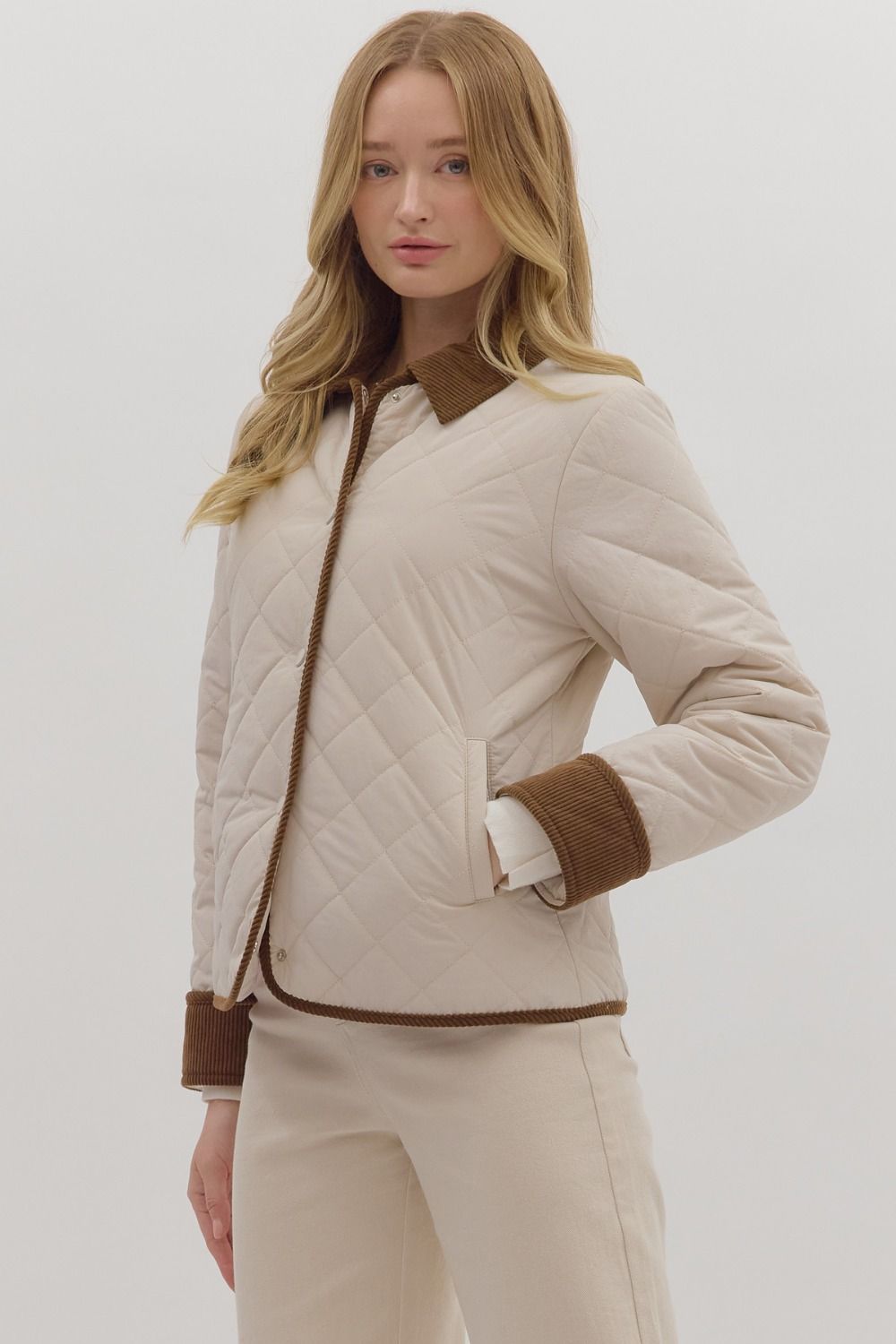 Quilted Corduroy Jacket