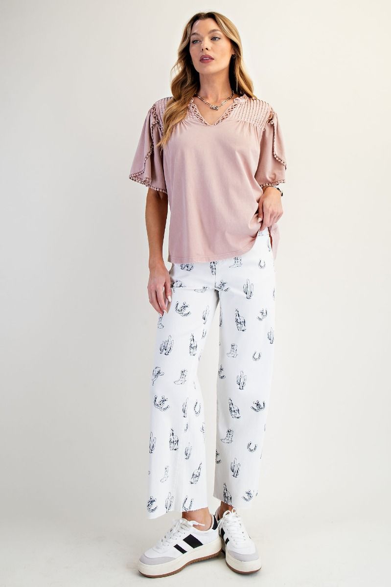 Tulip Sleeve Blouse