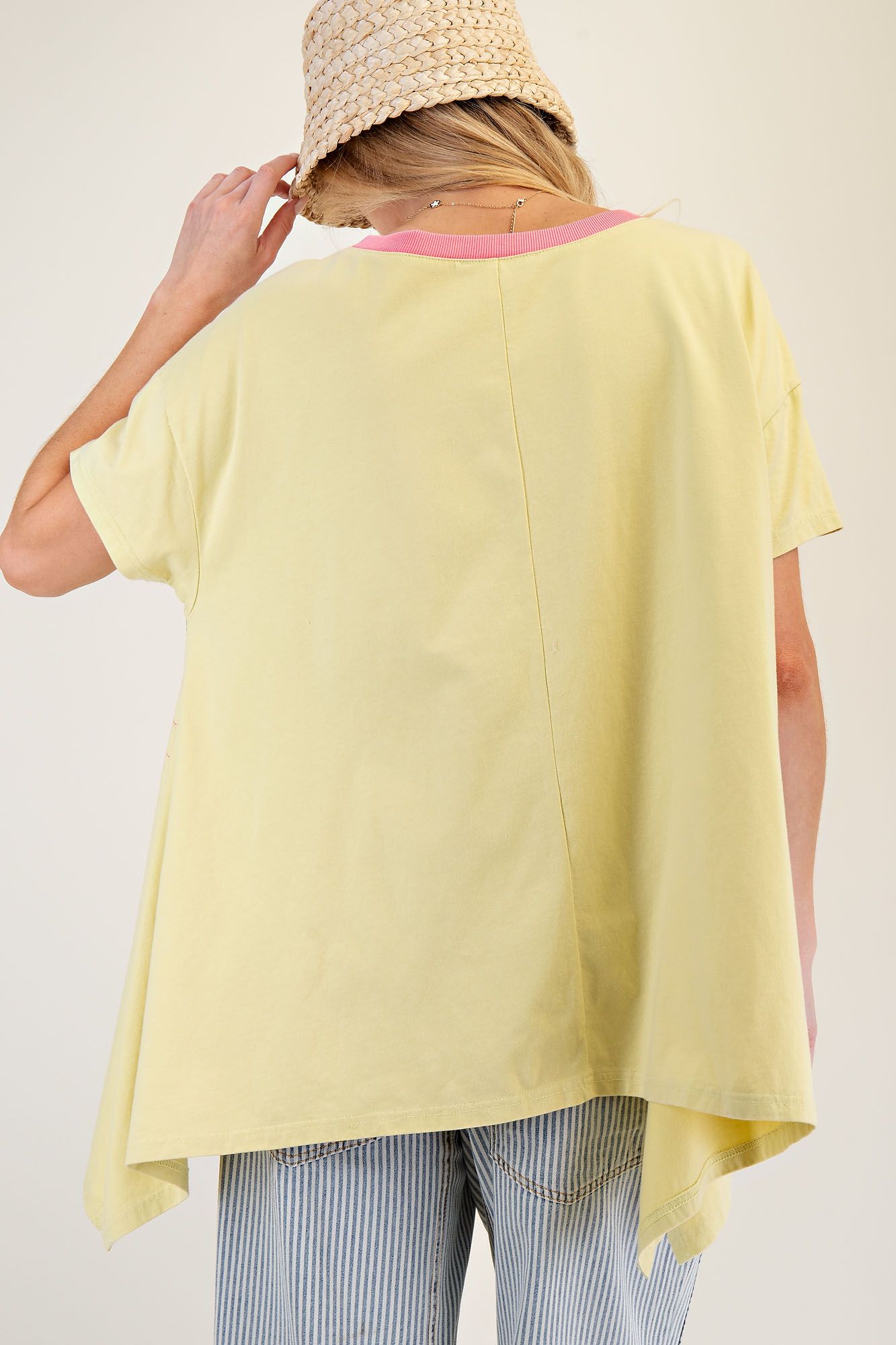 Color Mix Mineral Washed Tunic