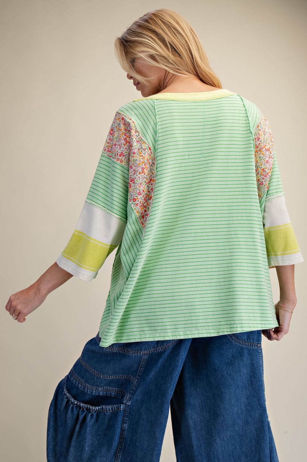 Colorblock Panel Top