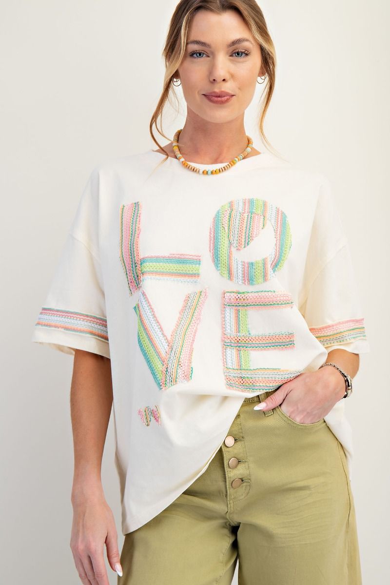 Love Patch Boxy Top