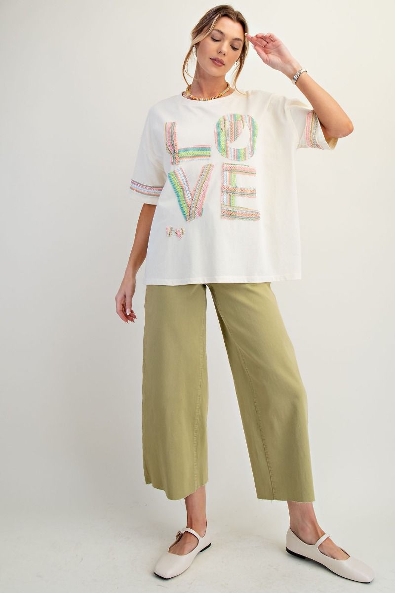 Love Patch Boxy Top