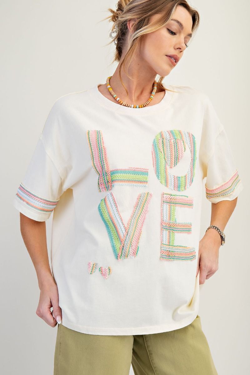 Love Patch Boxy Top