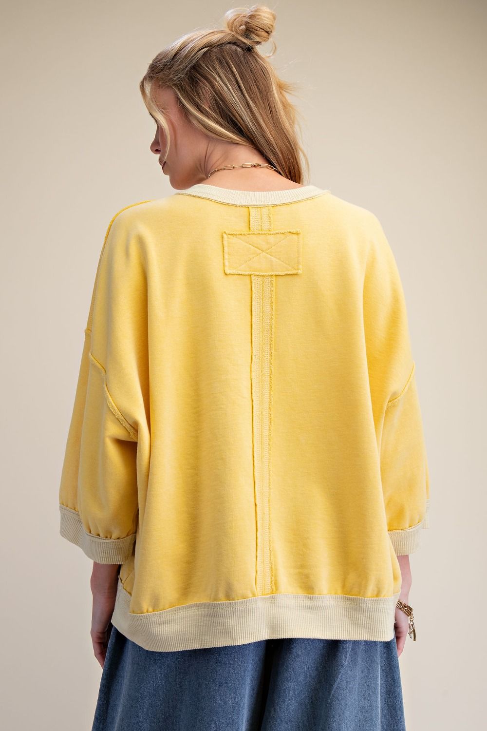 Banana Terry Knit Pullover