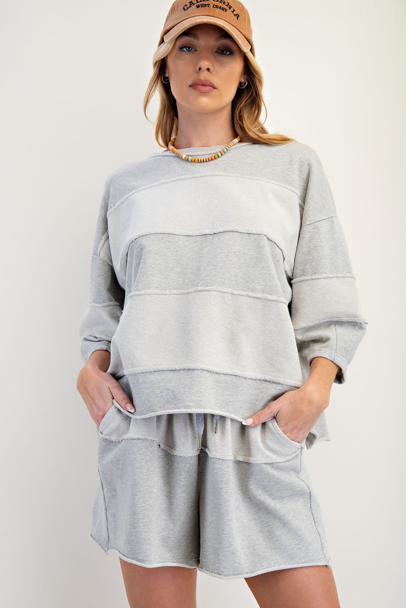 Mineral Wash Inside Out Hem Top