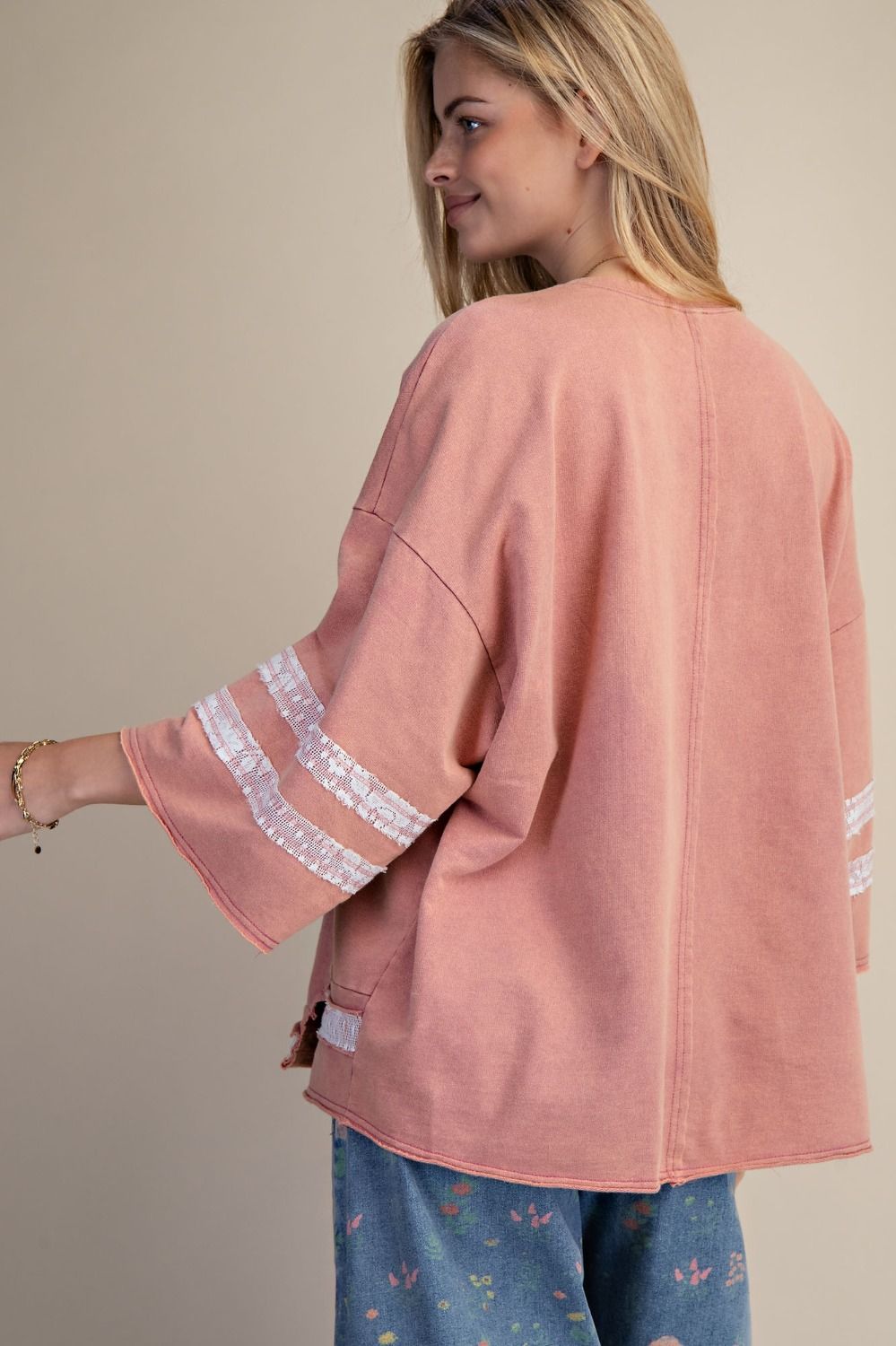 Faith Patch Terry Pullover