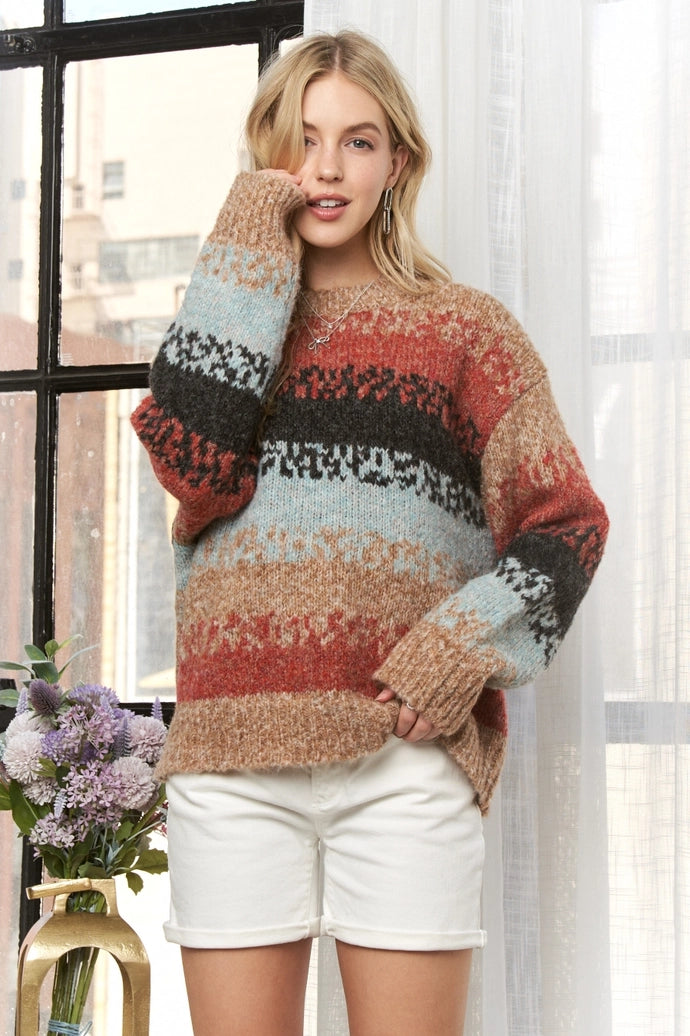 Inspired Striped Sweater