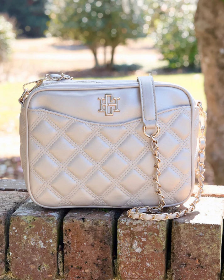 Fiona Crossbody Pearl Quilted DQ