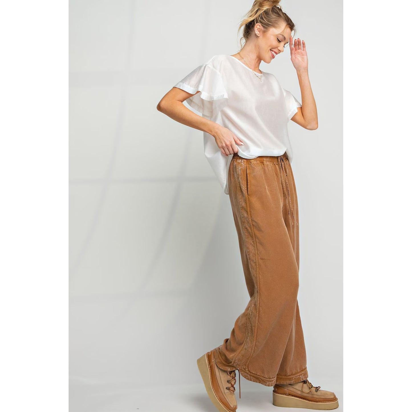 Mineral Wash Twill Trousers