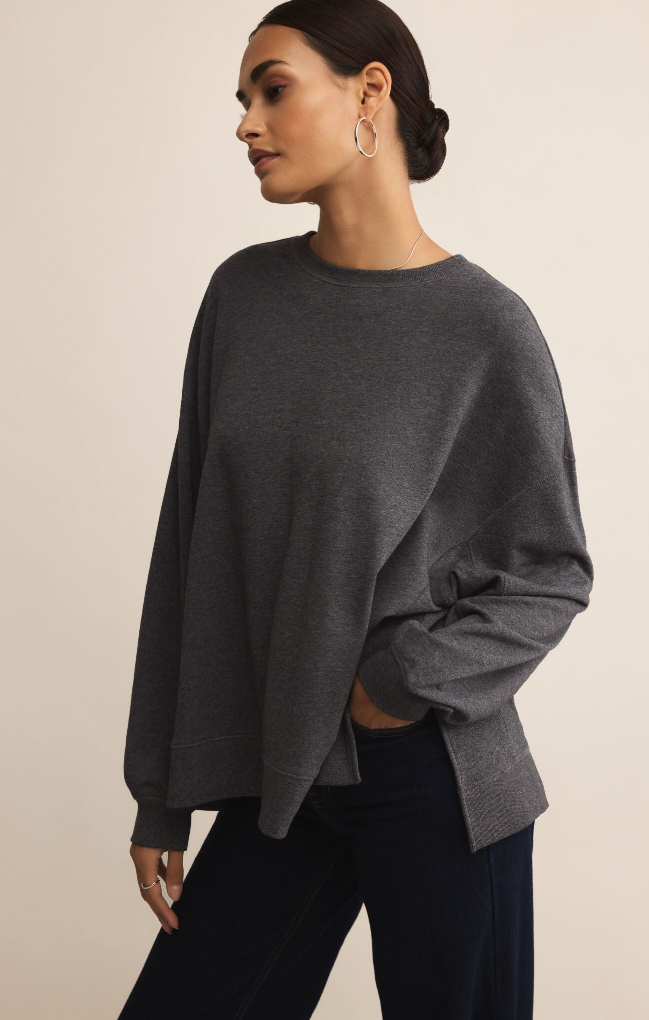 Modern Weekender in Charcoal Heather