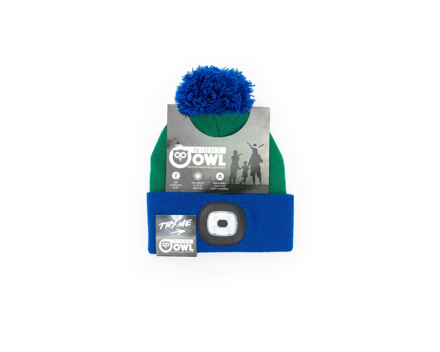 Night Scope™ Rechargeable LED Pom Hat
