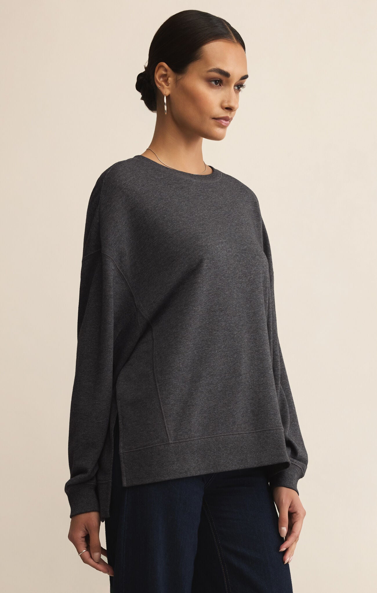 Modern Weekender in Charcoal Heather
