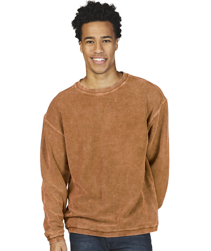 Charles River Camden Crew Neck Sweatshirt- Desert