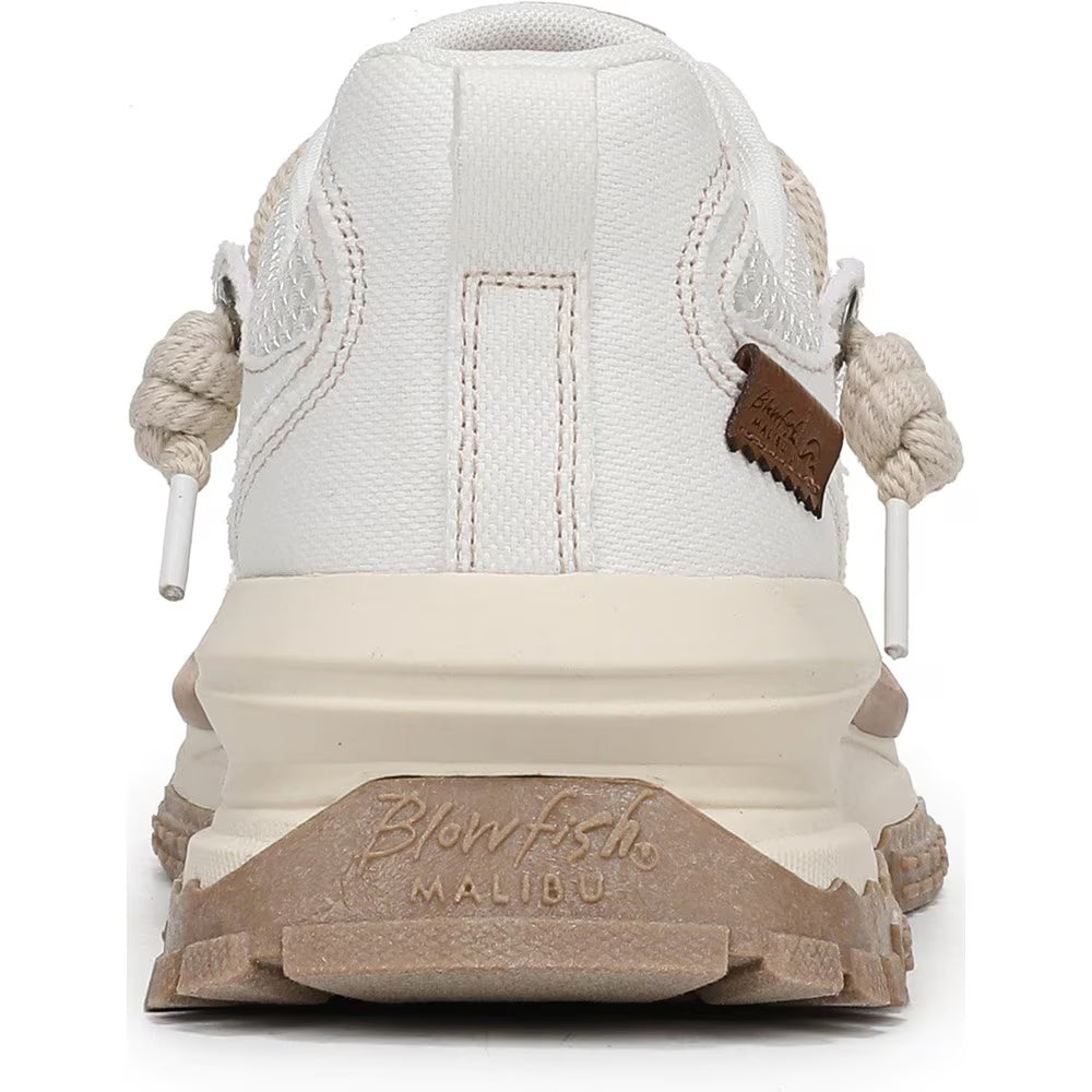 Leotina Sneaker in White & Sport Blue