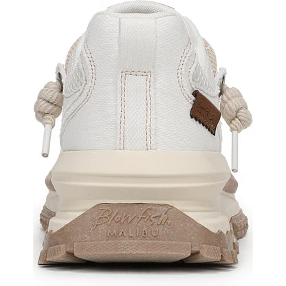 Leotina Sneaker in White & Sport Blue