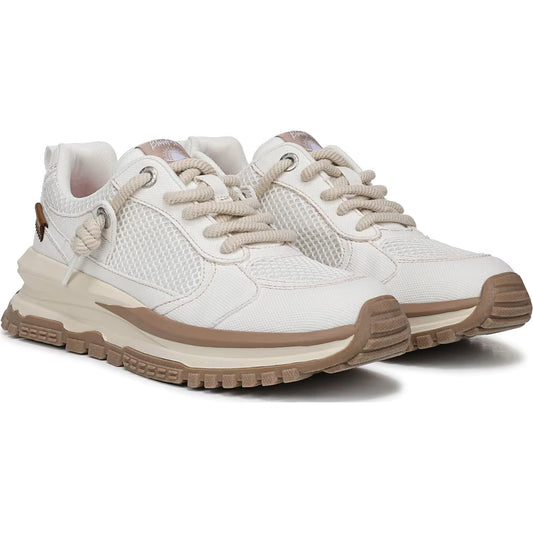 Leotina Sneaker in White & Sport Blue