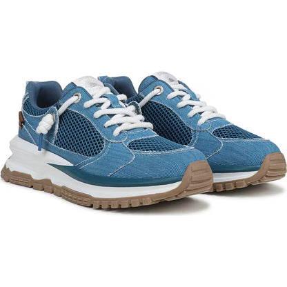 Leotina Sneaker in White & Sport Blue