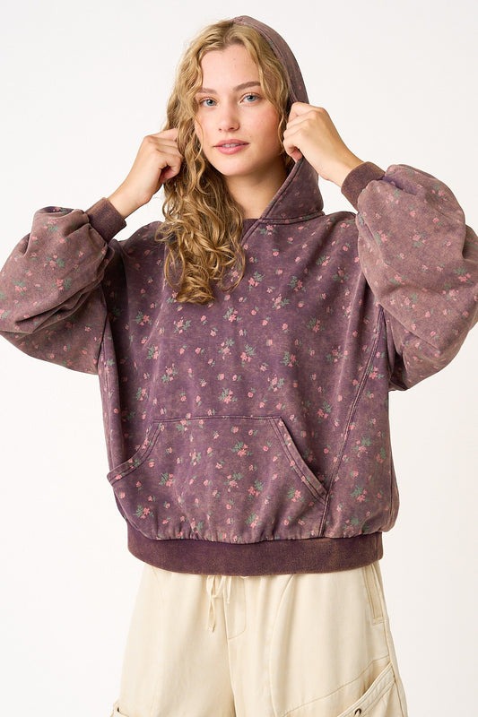 Floral Hoodie