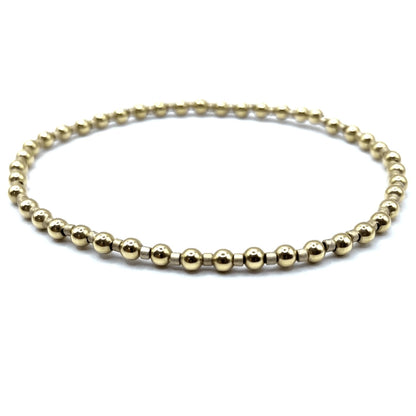 3mm Color Crush Newport Golden & Gold Waterproof Bracelet