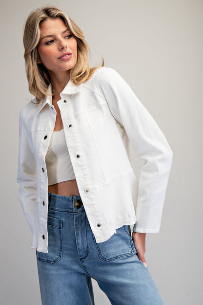 Scallop Hem Jacket