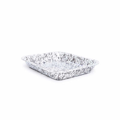 Splatter Enamelware Large Open Roaster