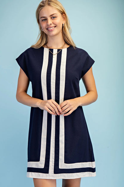 Linen Stripe Dress