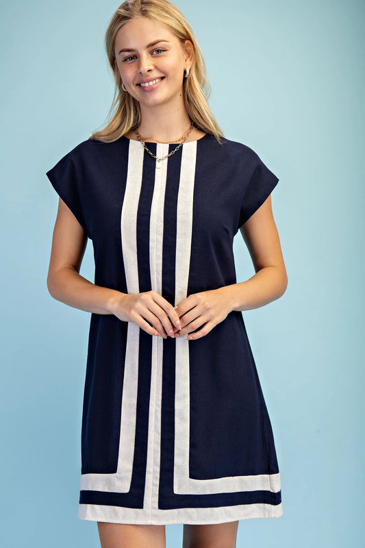 Linen Stripe Dress