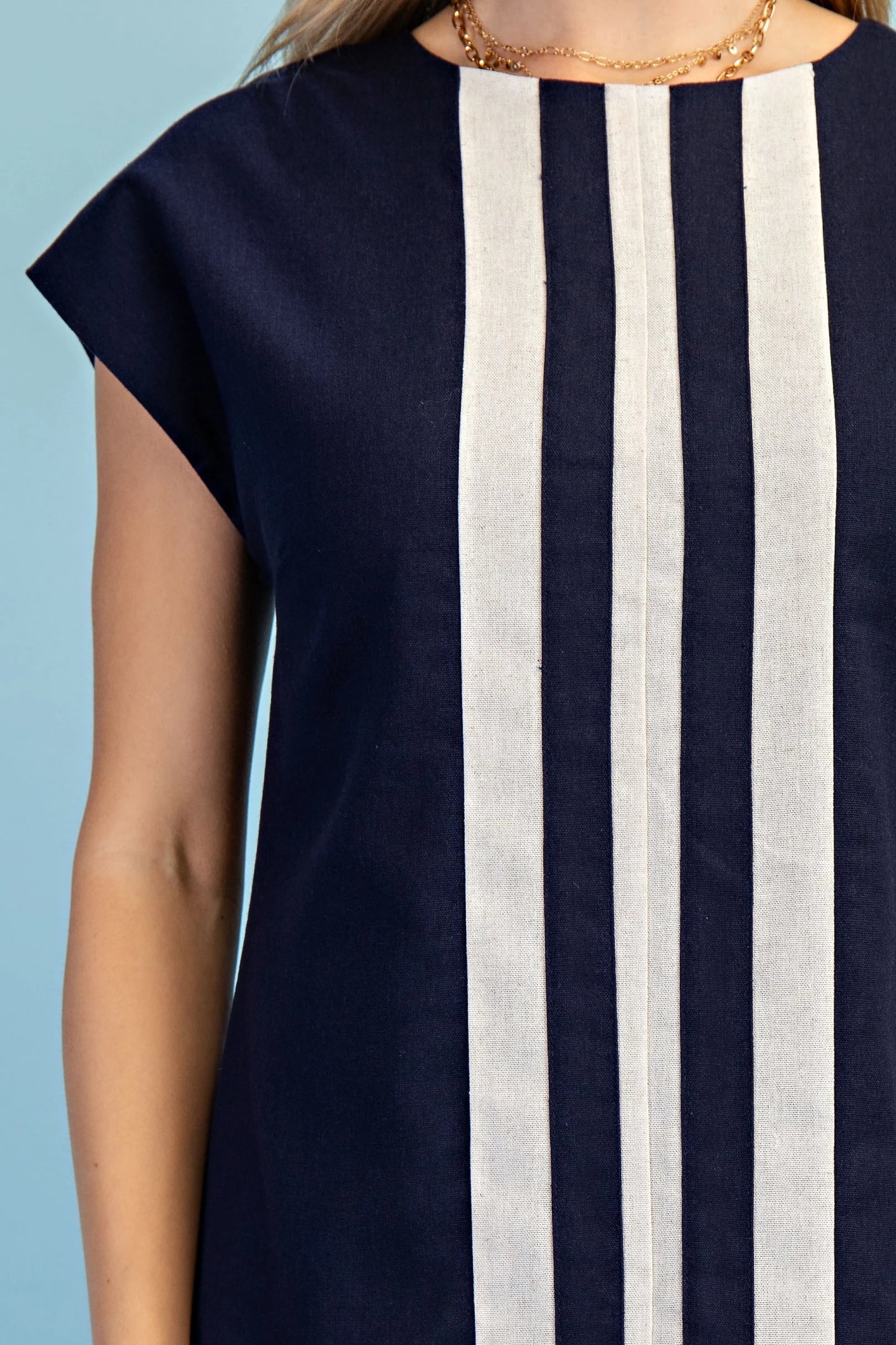 Linen Stripe Dress
