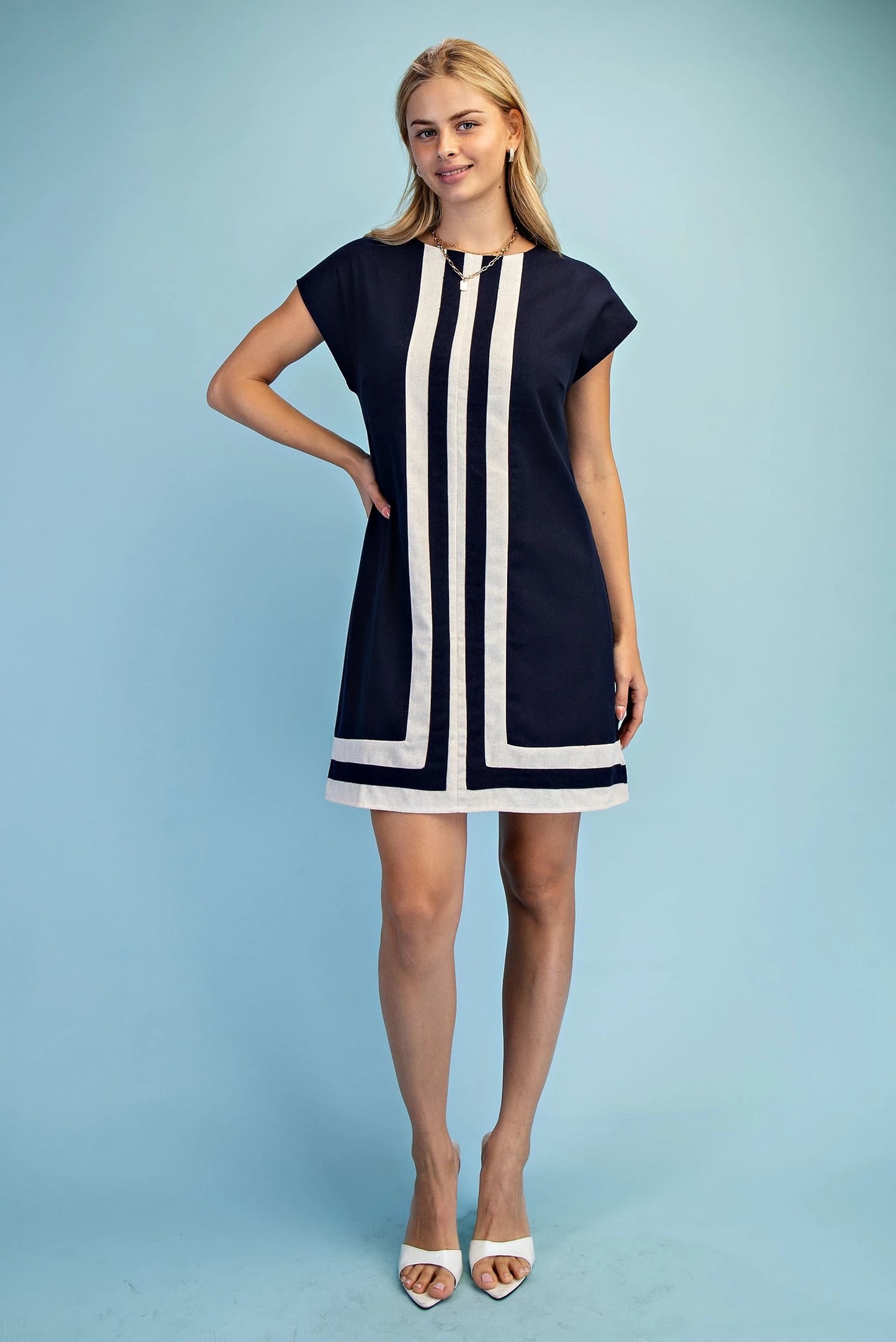 Linen Stripe Dress