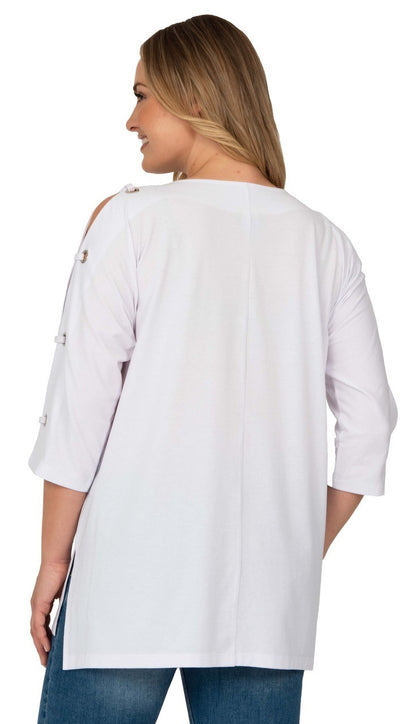 Open Sleeve Grommet Tunic