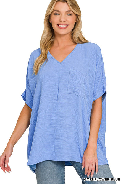 Oversized Dolman Airflow Blouse