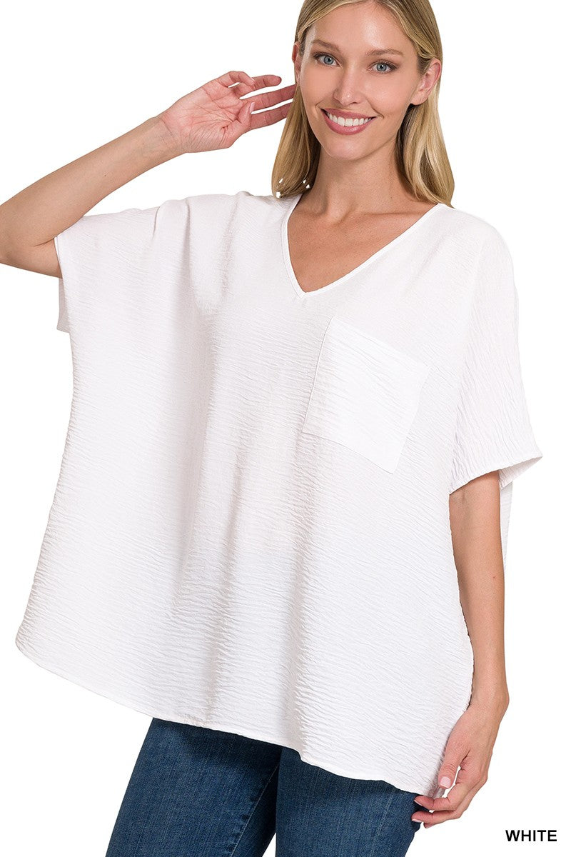 Oversized Dolman Airflow Blouse