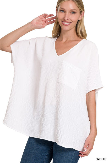 Oversized Dolman Airflow Blouse