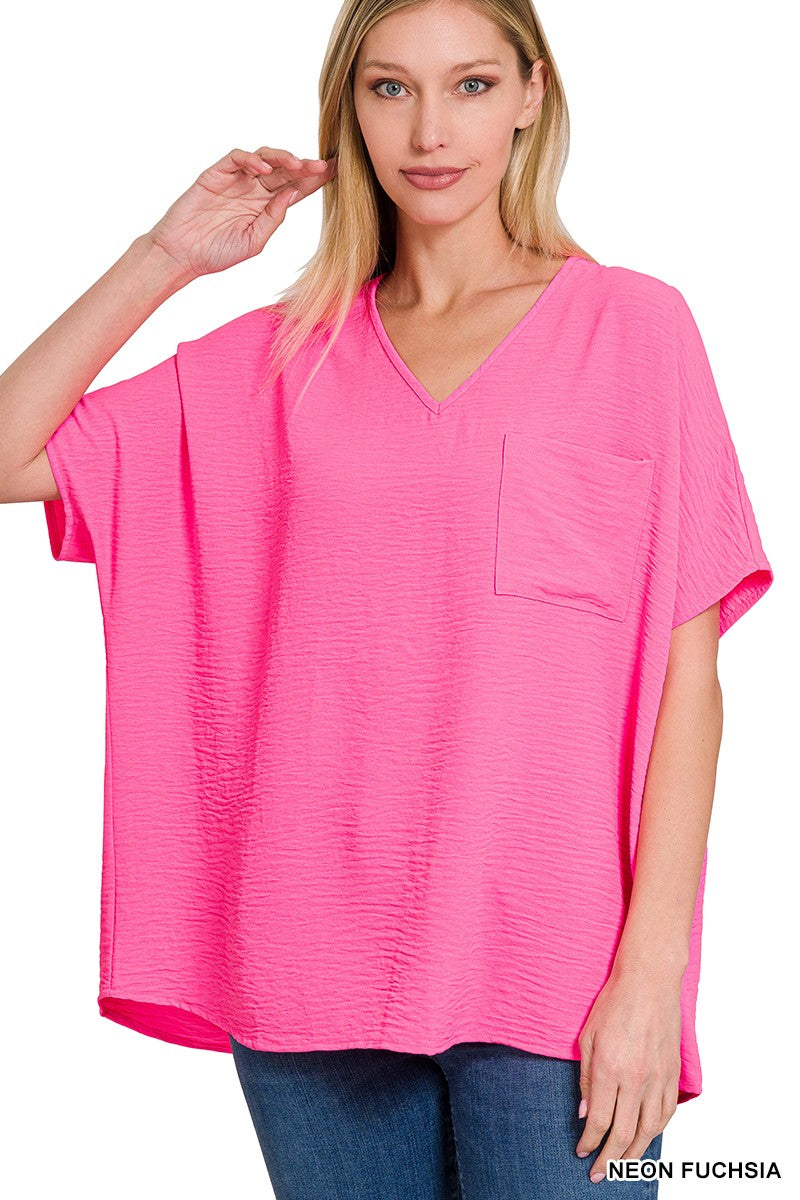 Oversized Dolman Airflow Blouse