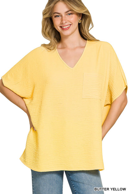 Oversized Dolman Airflow Blouse