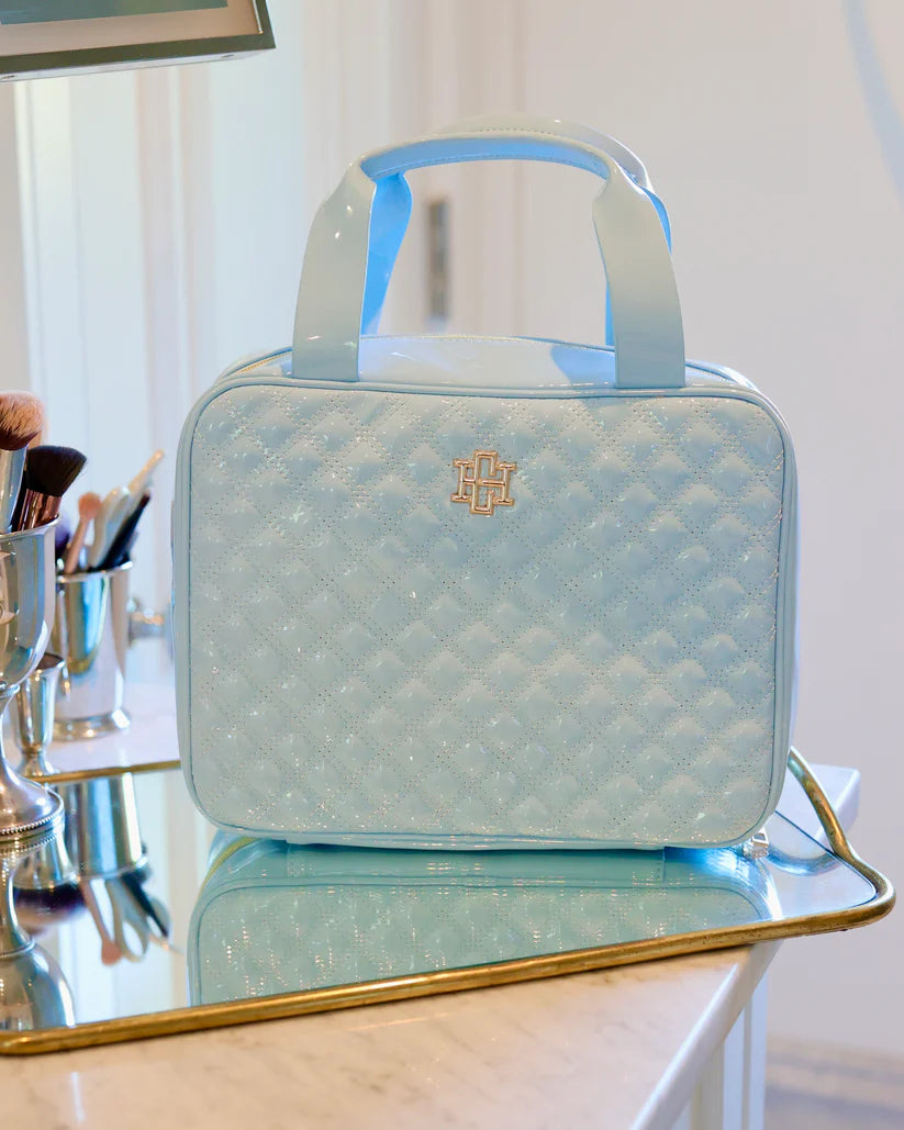Punta Cana Large Case in Light Blue Patent