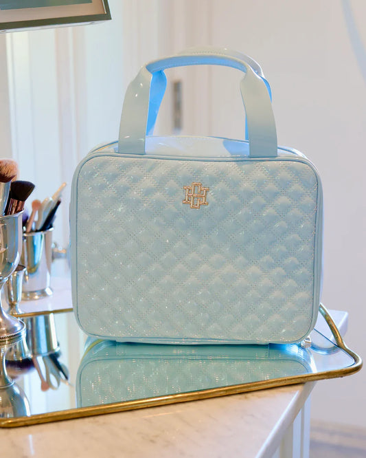 Punta Cana Large Case in Light Blue Patent