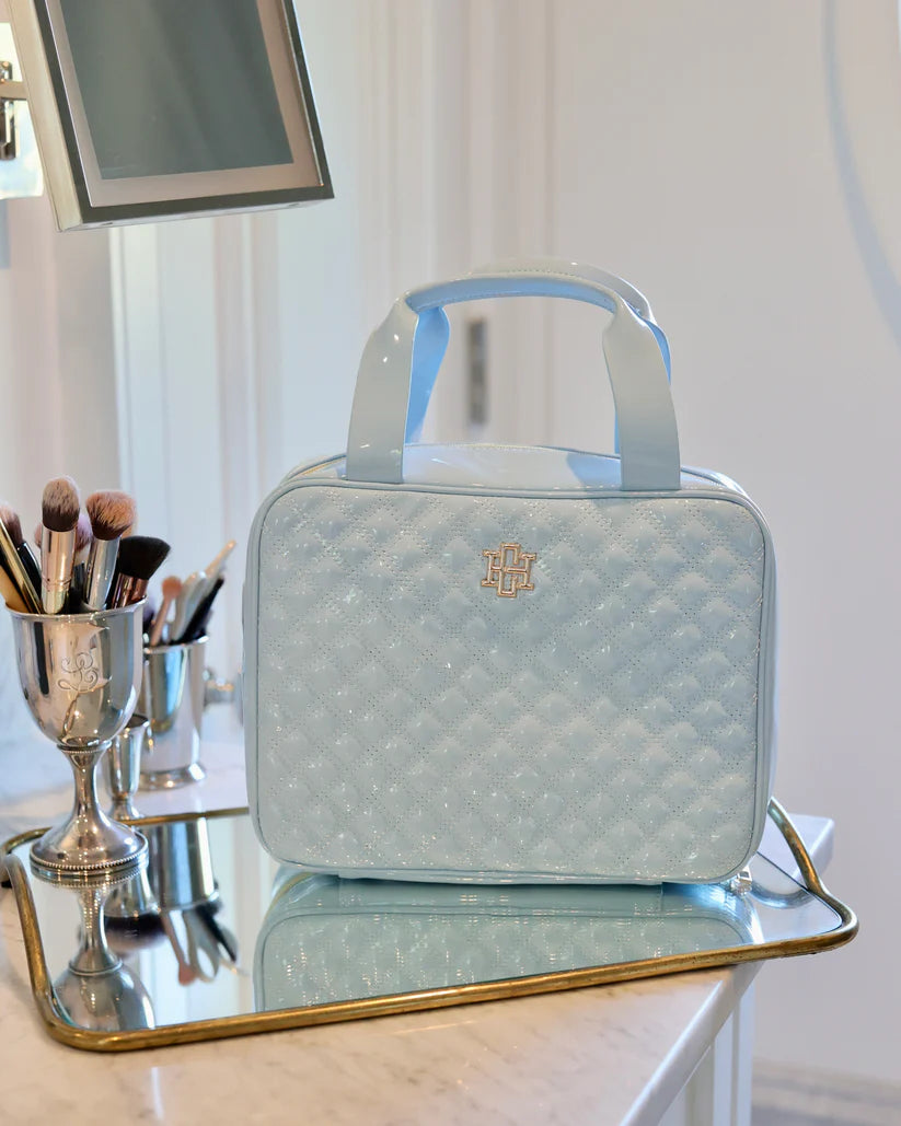Punta Cana Large Case in Light Blue Patent