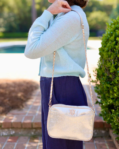 Fiona Crossbody in Gold EC