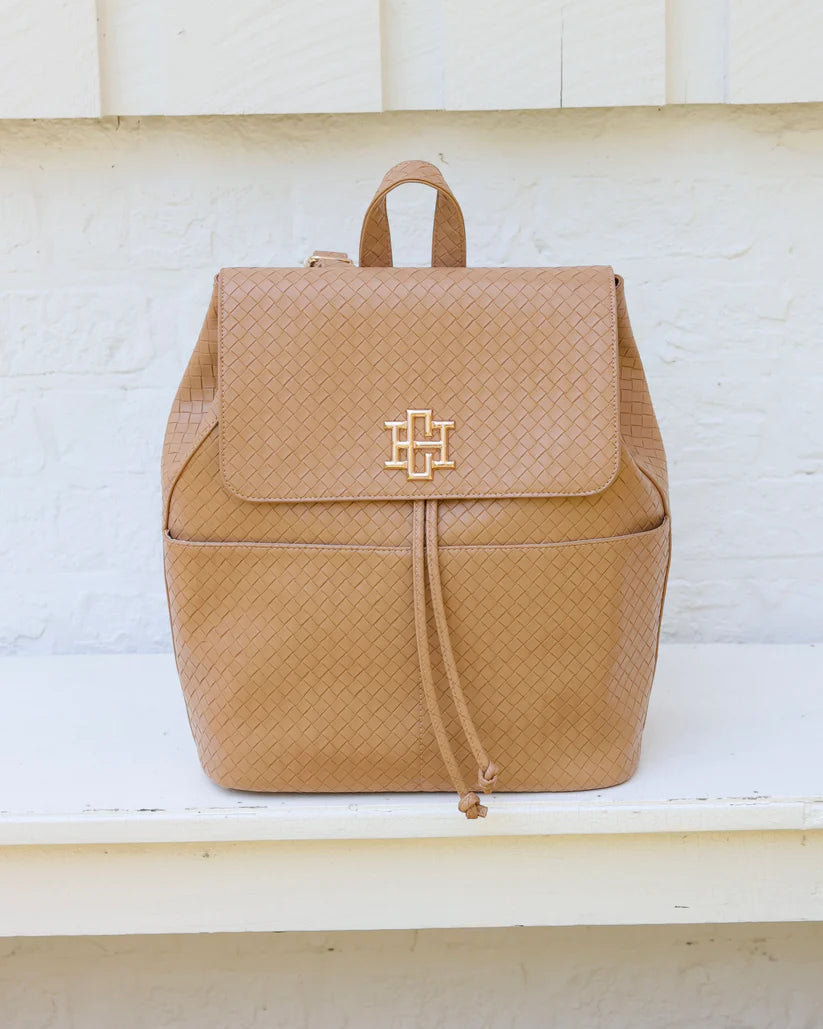 Bennett Backpack in Woven Tan
