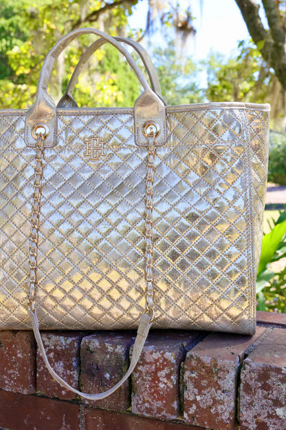 Melissa Tote Bag in Champagne Pop