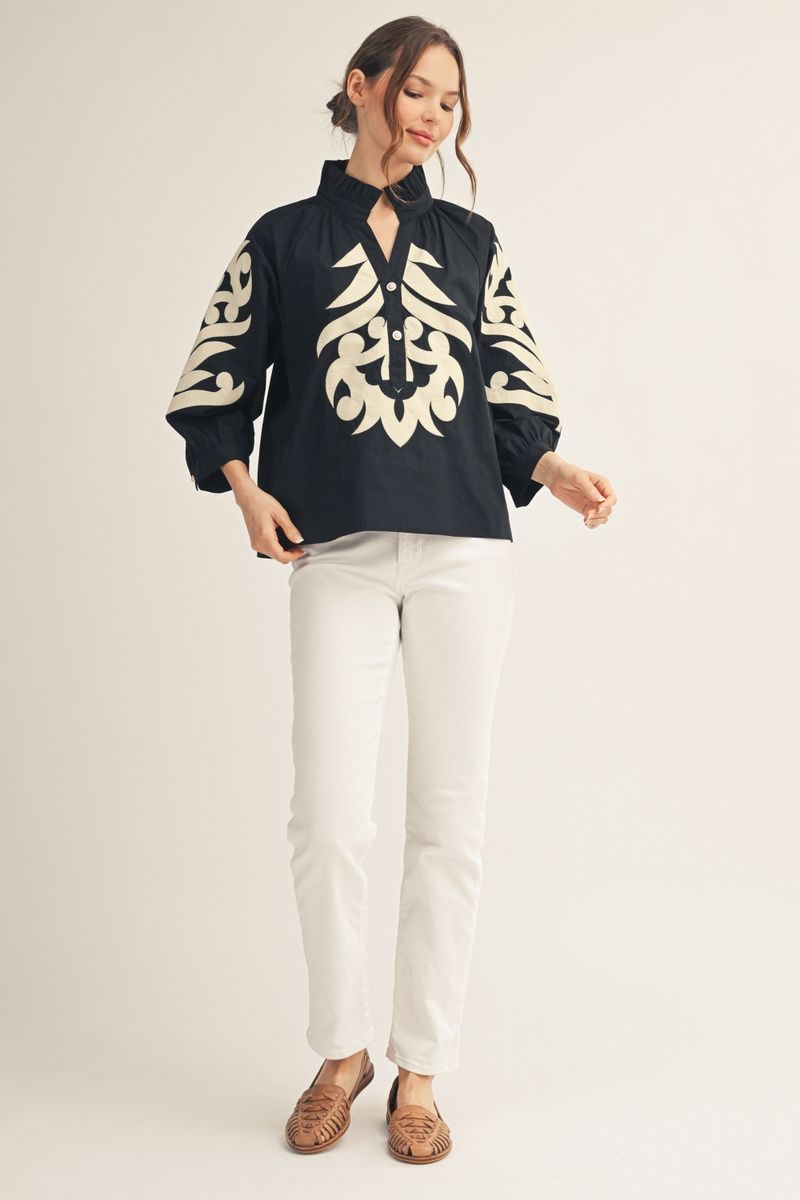 Baroque Cotton Top