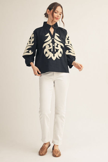 Baroque Cotton Top