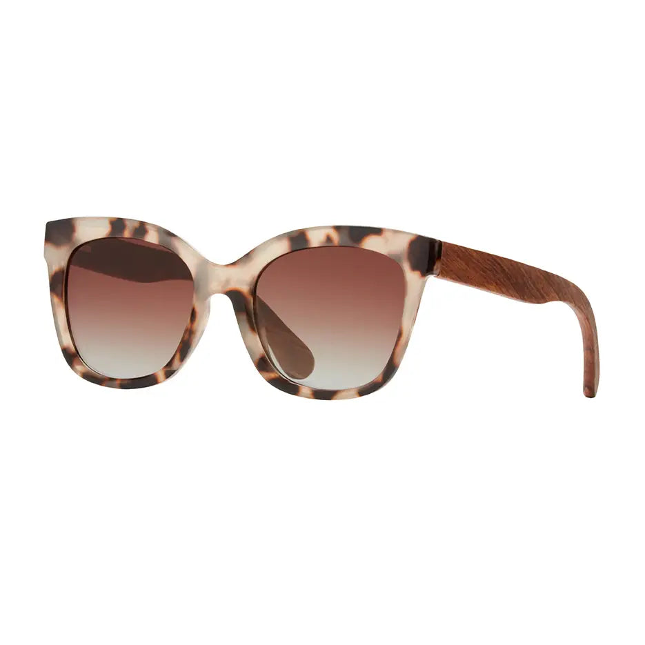 Nora Ivory Tort /Wood / Gradient Brown Polarized