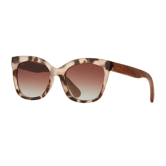 Nora Ivory Tort /Wood / Gradient Brown Polarized