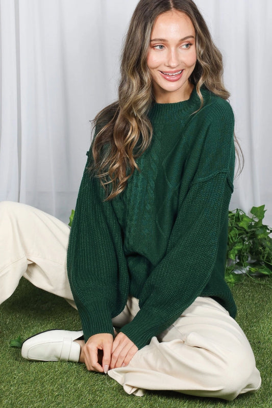Cozy Cable Knit Sweater